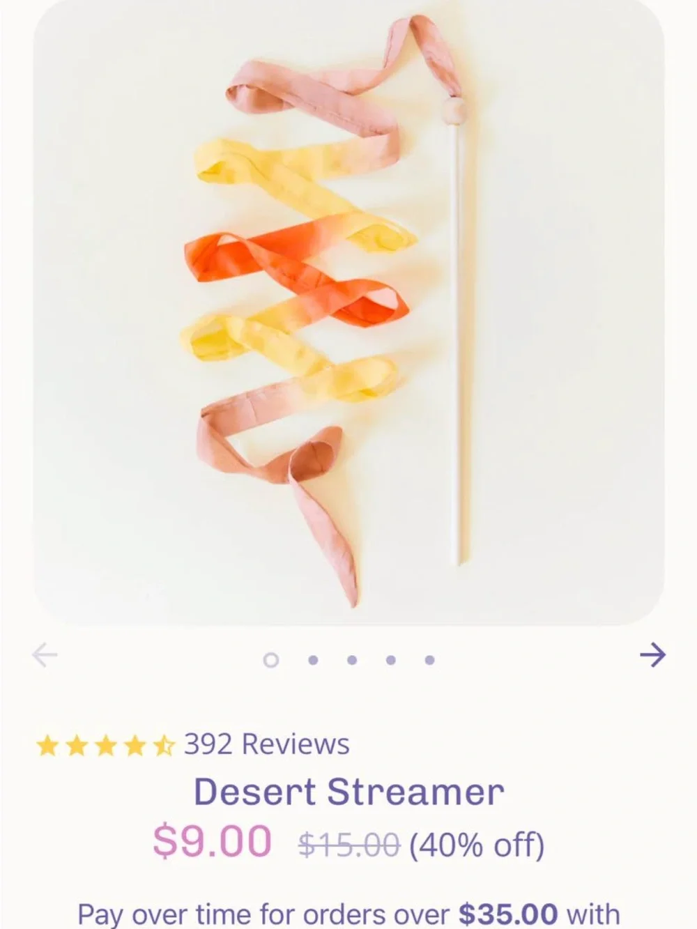 Desert streamer Sarah silk